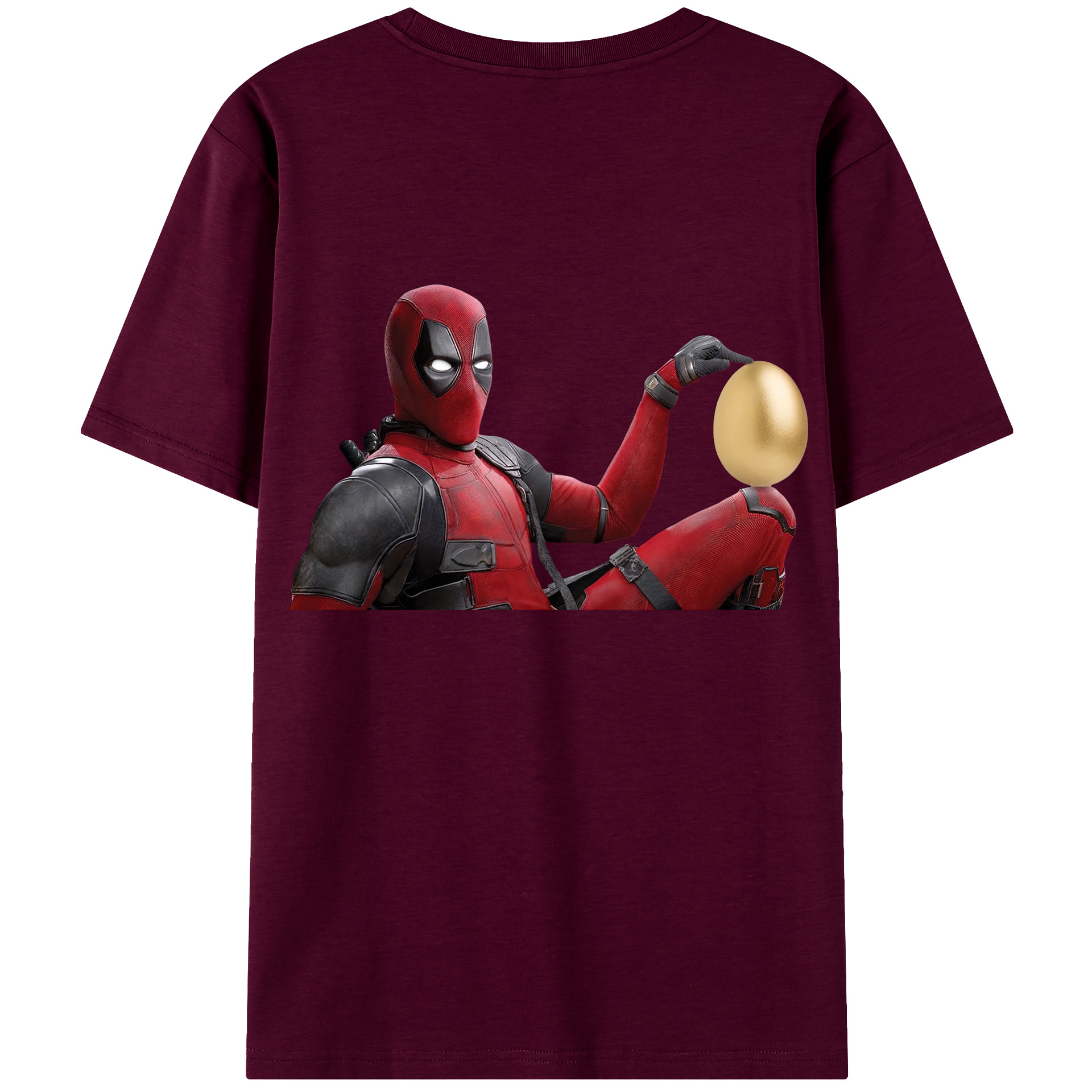 （画像用） Deadpool デッドプール レディース半袖Tシャツ(バックプリント)
